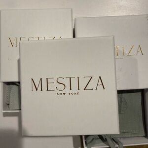 Mestiza New York Jewelry Packaging Lot | Branded Boxes & Pouches | Gift Ready